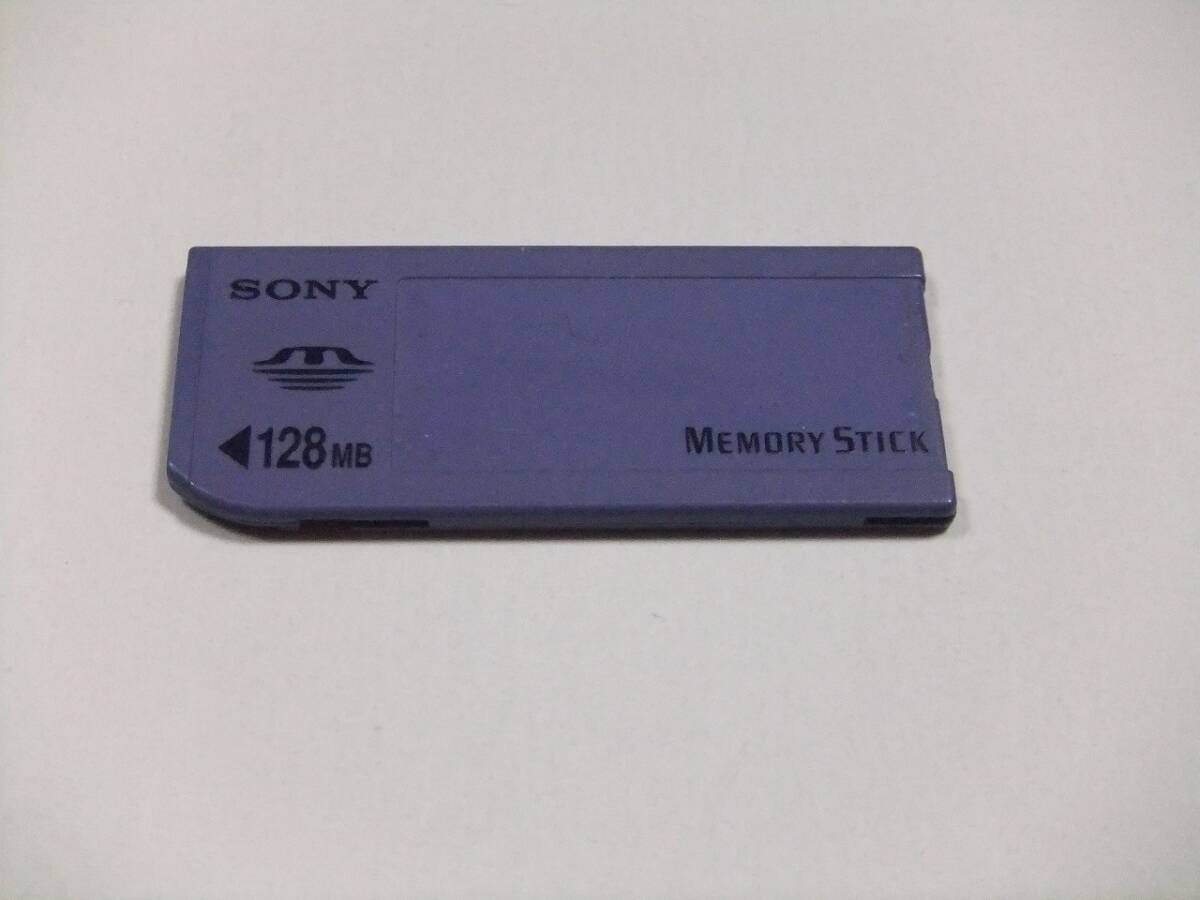 メモリースティック 128MB SONY フォーマット済み 1枚 ソニー拍卖