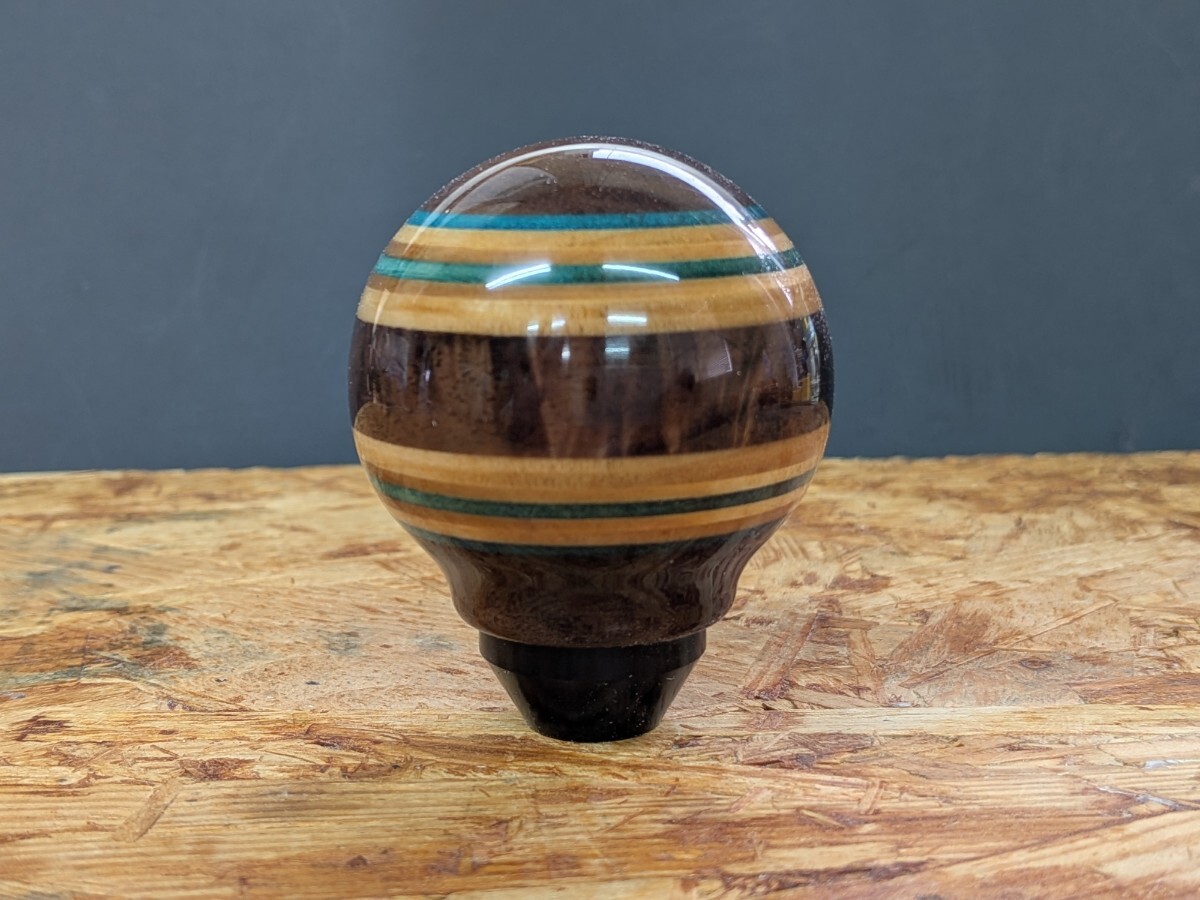 1円スタート◇ウォルナット+スケートボード◇シフトノブ◇M12 P1.25◇ハンドメイド◇カスタム◇キズあり拍卖