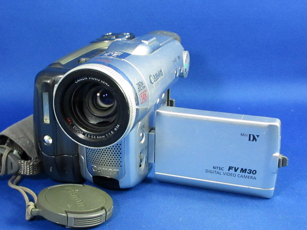 完動品 Canon DM-FV M30 録画再生ダビング確認済み キヤノン MiniDVビデオカメラ拍卖
