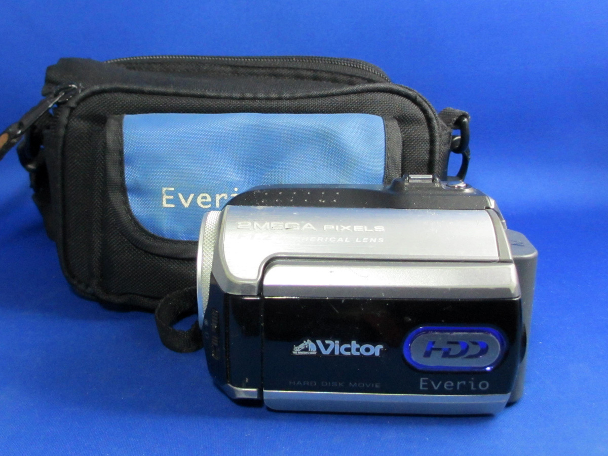 動作品 JVC Everio GZ-MG275 エブリオハードディスクムービー HDD40GB 純正バッテリー付き ビクター JVCケンウッド拍卖