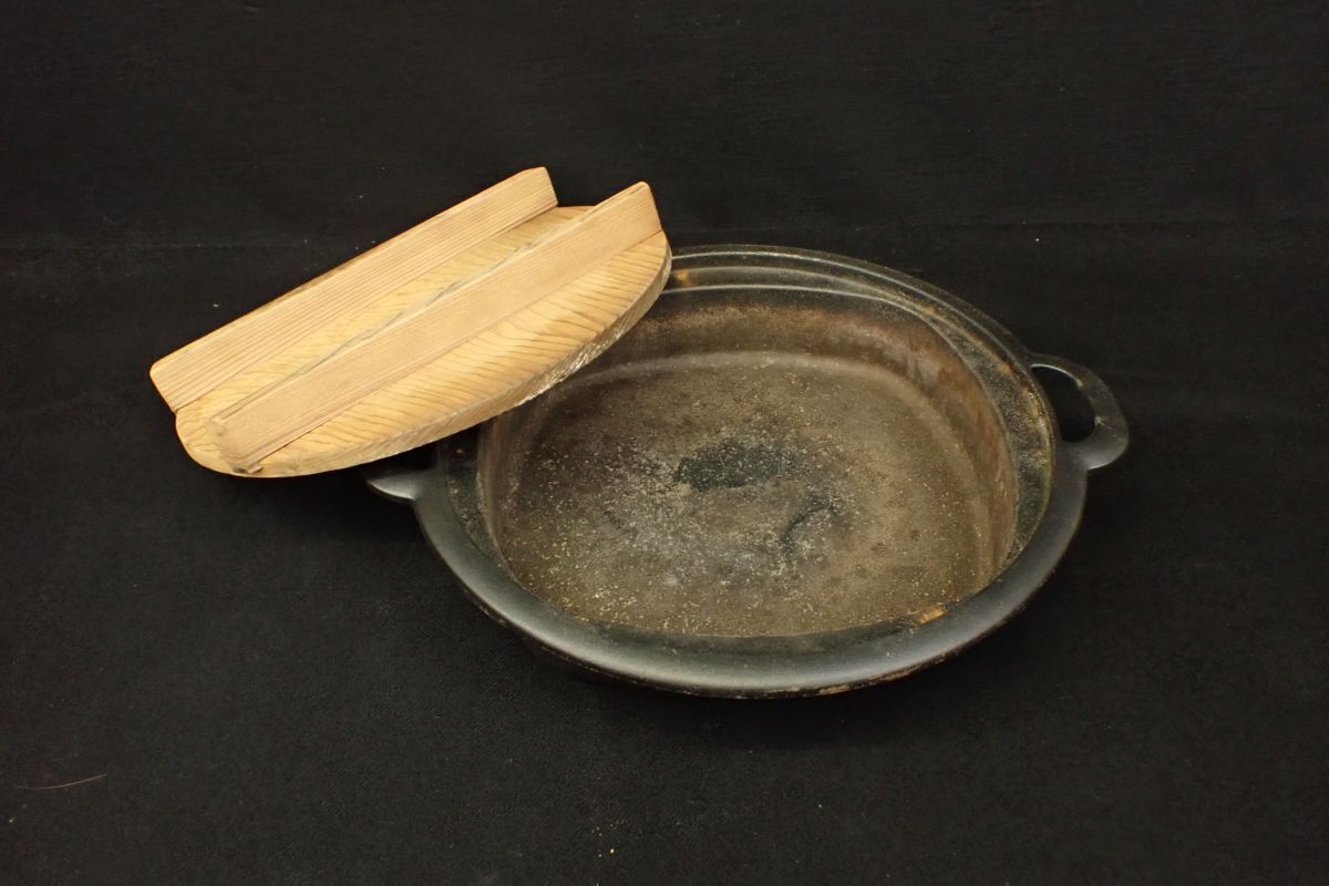 ◆南部岩鋳 鉄製 すき焼き鍋 重さ3.34㎏◆鉄鍋/消費税0円拍卖