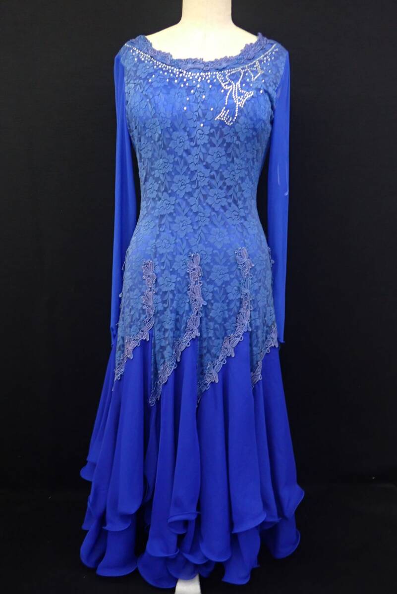 ■衣類34 カラードレス 舞台衣装 社交ダンス■消費税0円拍卖