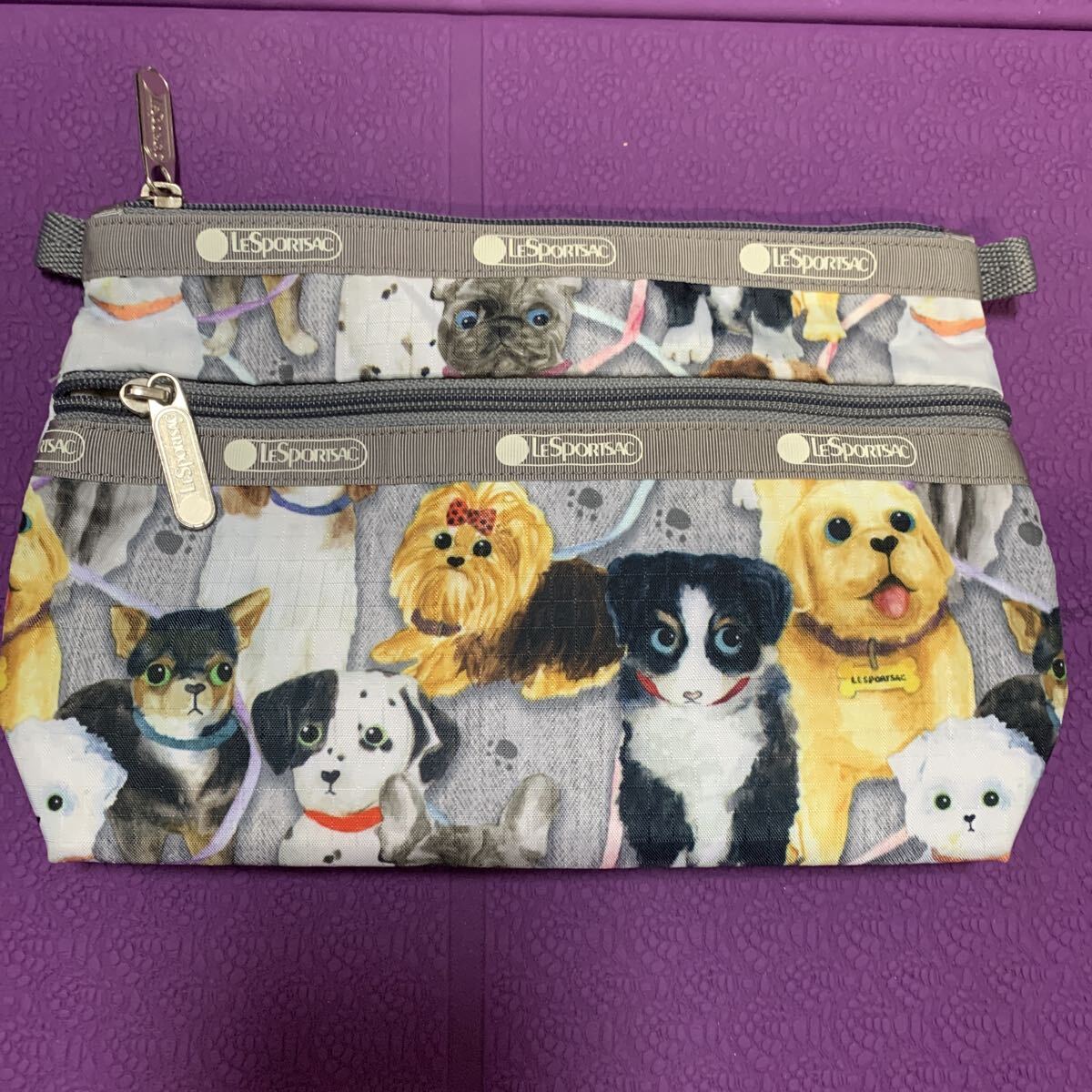 LeSportsac レスポートサック コスメポーチ 小物入れ 軽量 自宅保管品拍卖