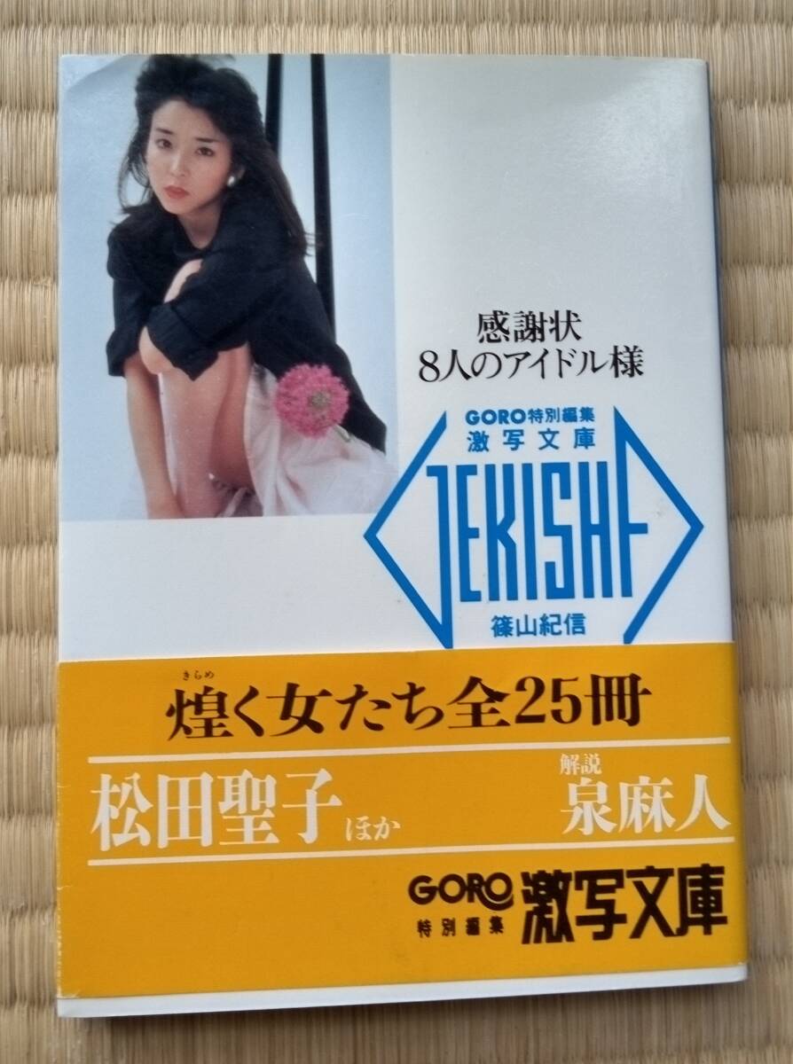 『激写文庫6 感謝状 8人のアイドル様』小学館 / 松田聖子 中森明菜 石川ひとみ 石野真子 宮崎美子 浜田朱里 森尾由美 川島なお美拍卖