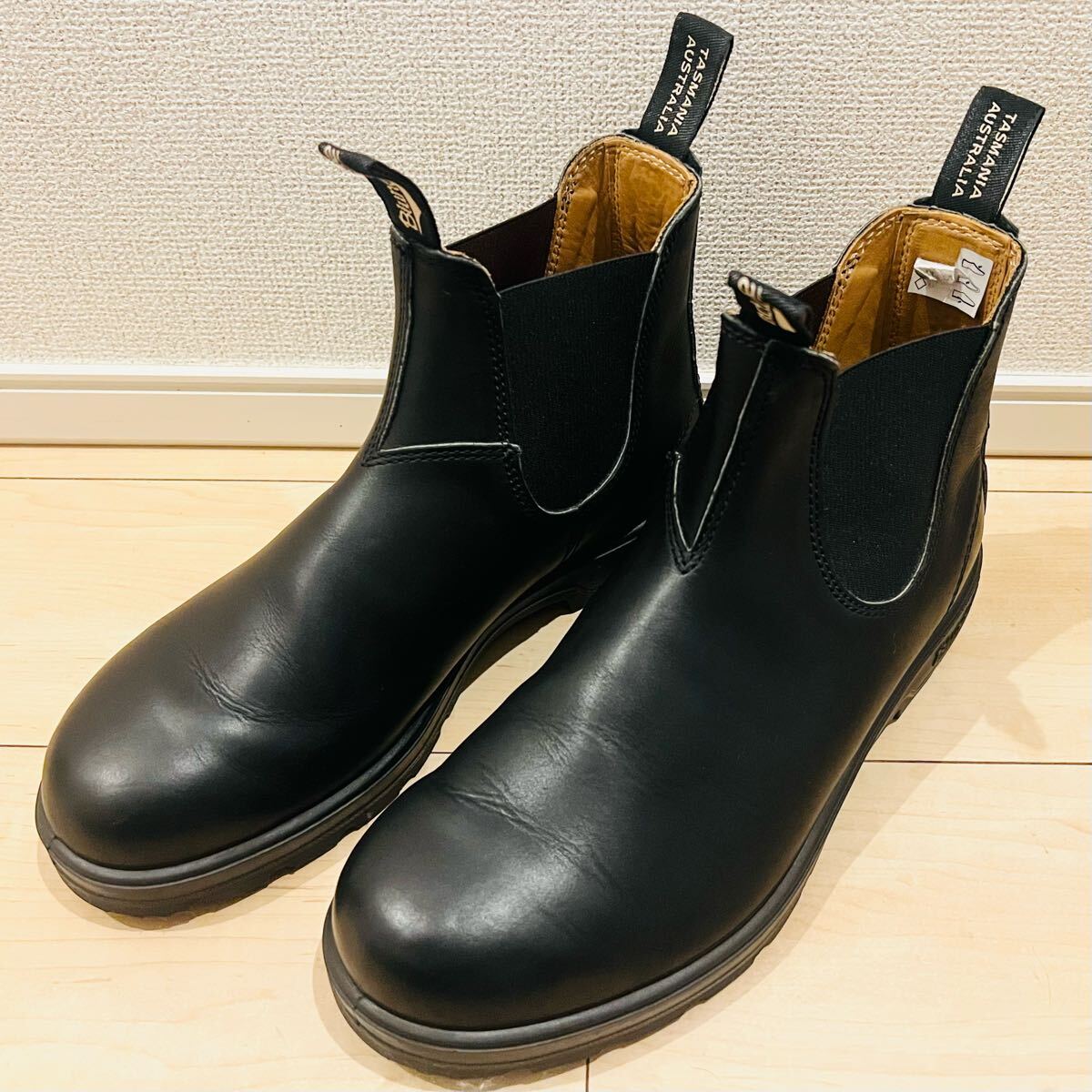 【極美品】Blundstone ブランドストーン チェルシーブーツ サイドゴアブーツ ブラック 黒 サイズ9(27.5cm)拍卖