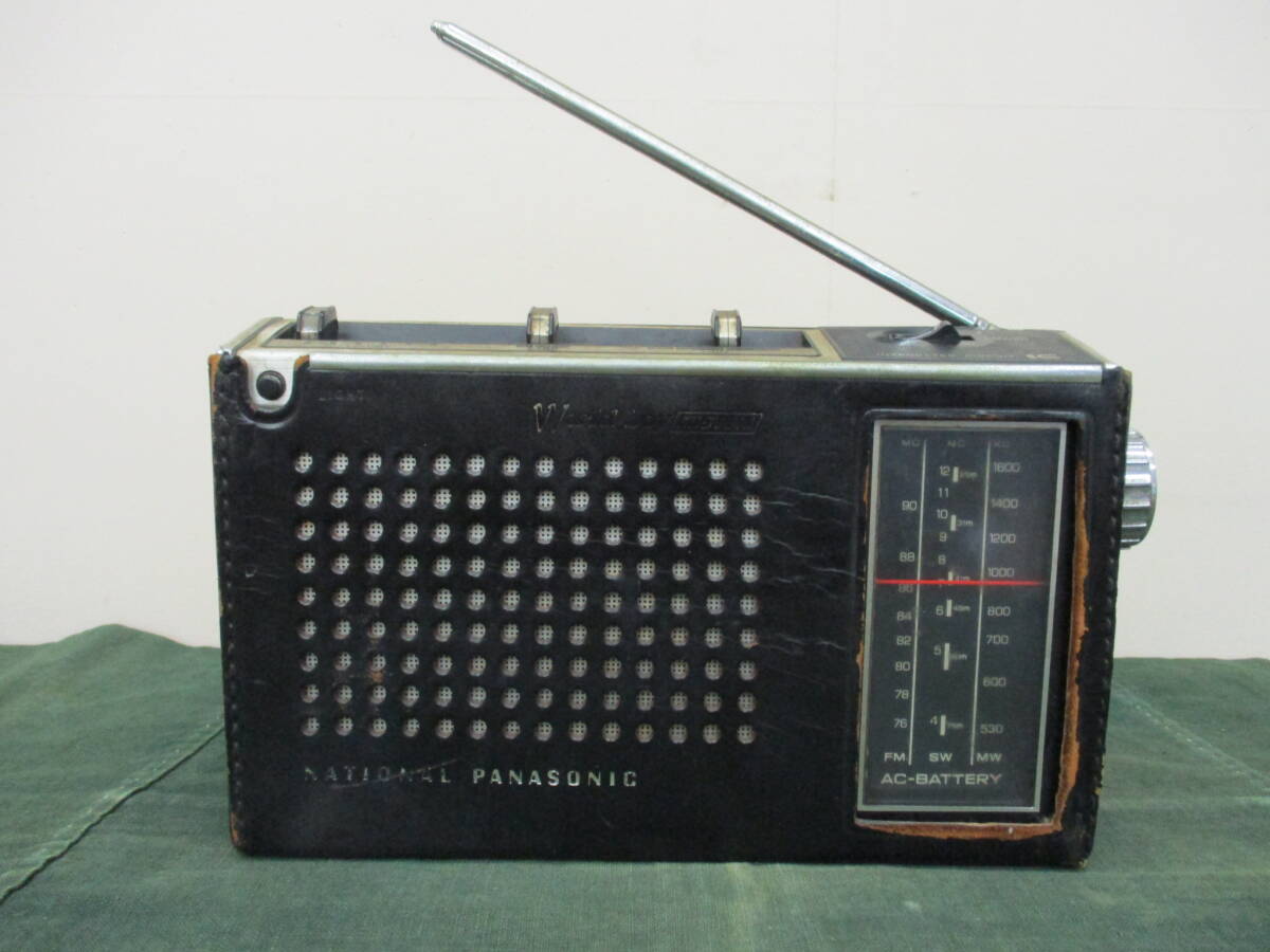 〈NATIONAL PANASONIC ラジオ ワールドボーイ カスタム〉OC095 検/ナショナル パナソニック レトロ家電拍卖