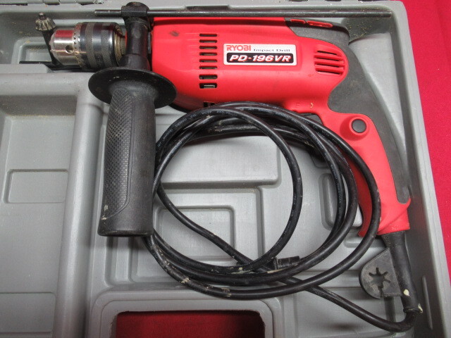 RYOBI リョービ PD-196VR 振動ドリル 電動工具 管理7KX1008D-A5拍卖