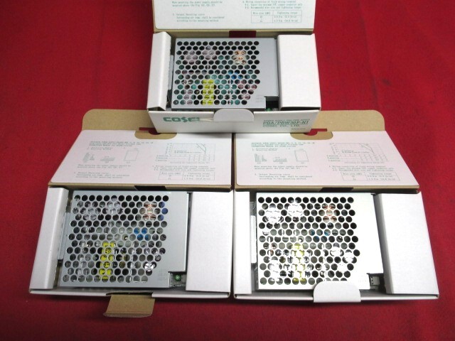 新品 未使用品 COSEL コーセル PBA30F スイッチング電源 3点セット 管理7KX1022D-A13拍卖