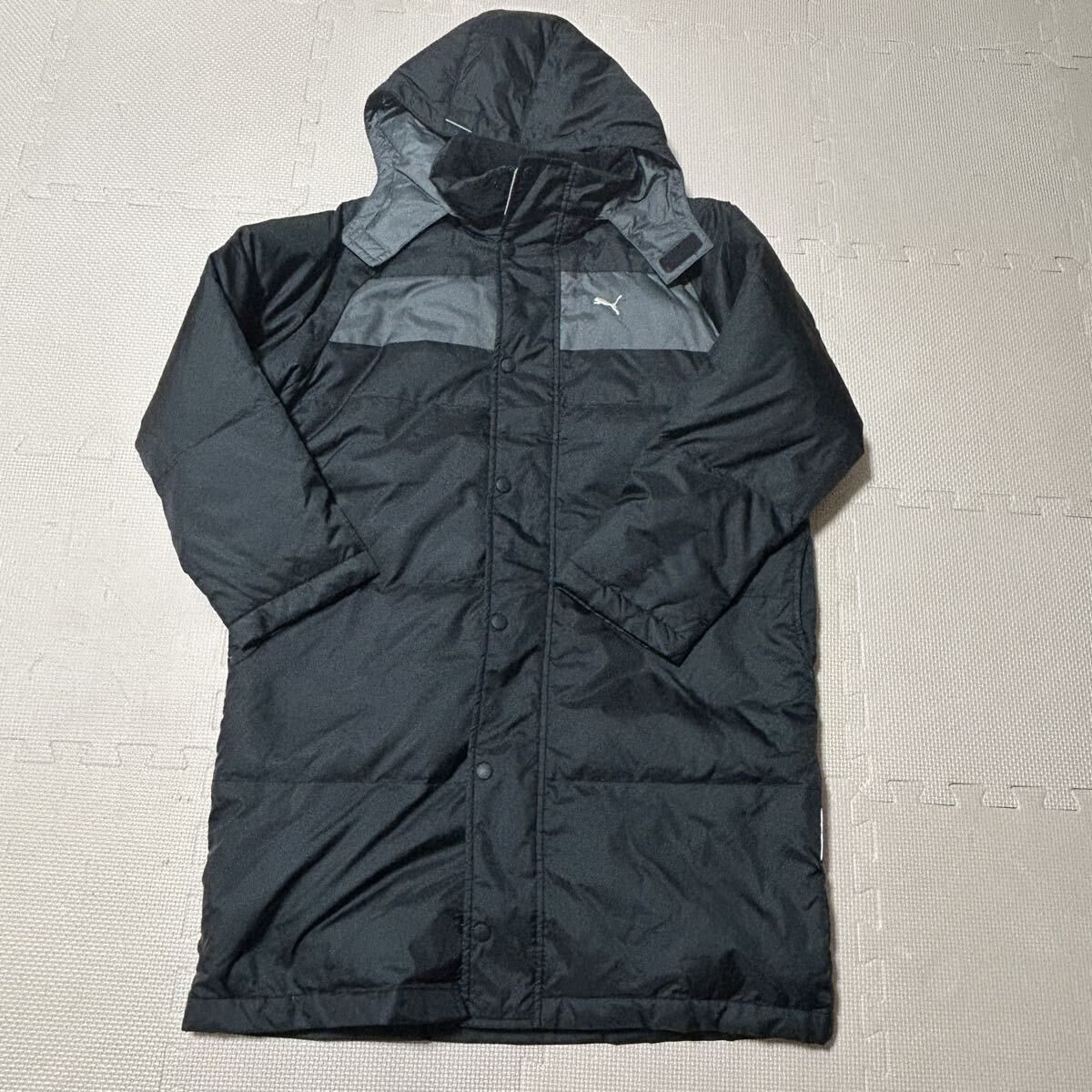 プーマ puma キッズ ベンチコート アウター 黒 150拍卖