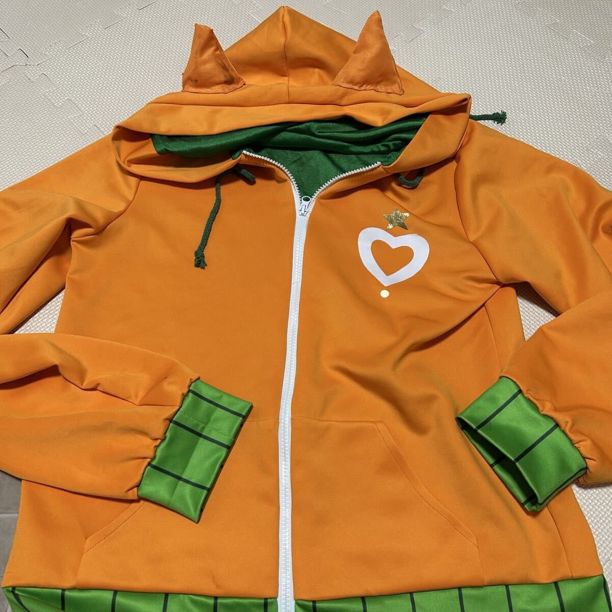 コンパス マルコス 55 コスプレ ジップアップ パーカー オレンジ拍卖