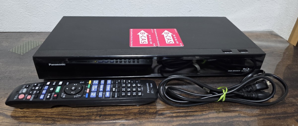 ◎ Panasonic DMR-BRX4020 ブルーレイディスクレコーダー リモコン付き 1円スタート! ジャンク品 拍卖