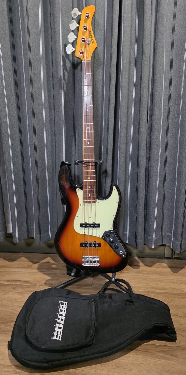 ☆FERNANDES エレキベース  ソフトケース付き 1円スタート! フェルナンデス拍卖