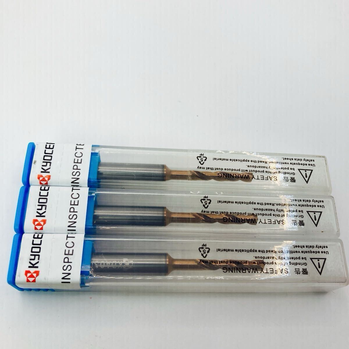 在庫あり 3本セット! 京セラ 超硬コーティングソリッドドリル KDA 3mmシャンク径6mm 全長62mm KDA0300X03S060N 領収書 即決 22拍卖