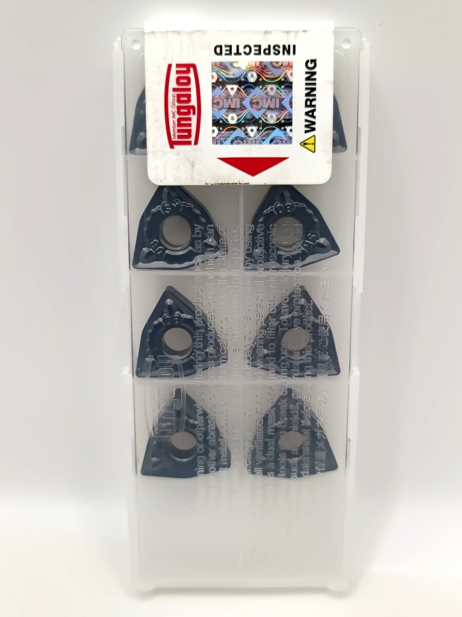 8個セット! タンガロイ WNMG080408-SM AH630 六角形・ネガ・穴有・旋削チップ センバンコウグ 領収書 1-30拍卖