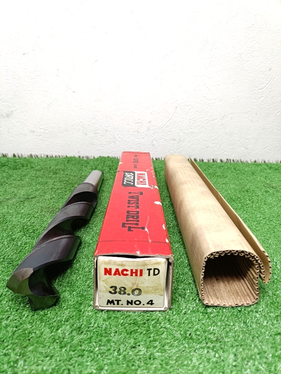 不二越(ナチ/NACHI) φ38.0mm テーパーシャンクドリル TD38.0 MT 4 テーパシャンクドリル ハイス 領収書4861拍卖