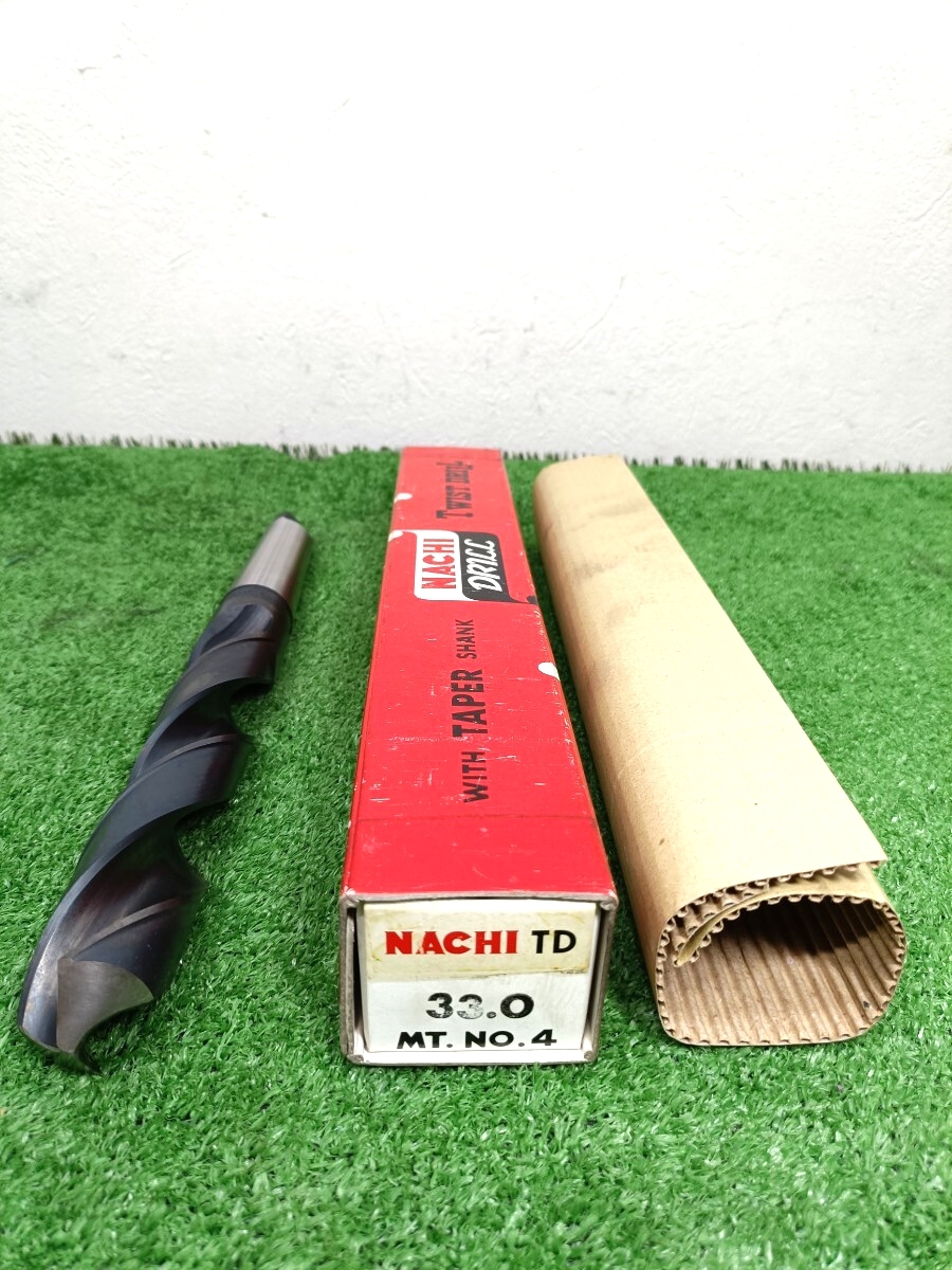不二越(ナチ/NACHI) φ33.0mm テーパーシャンクドリル TD33.0 MT 4 テーパシャンクドリル ハイス 領収書4862拍卖