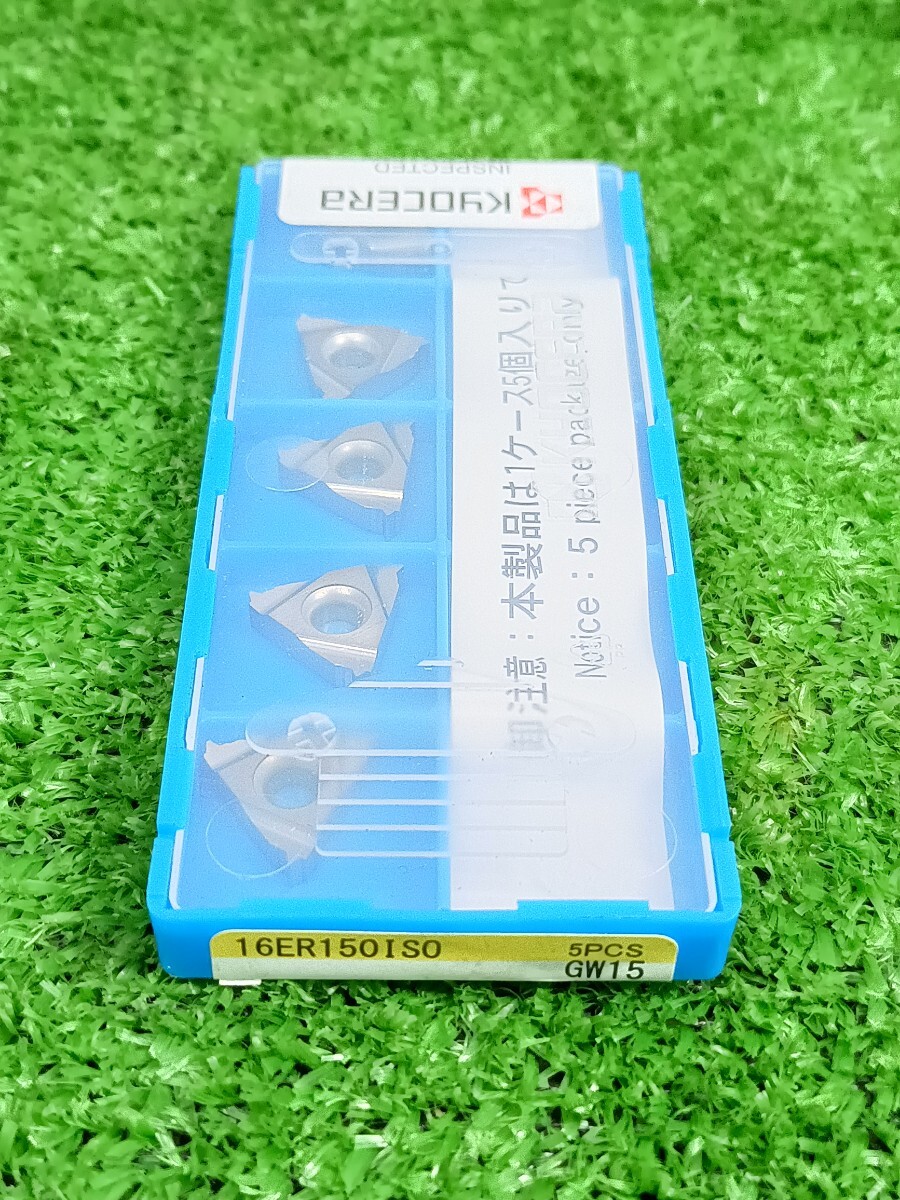 在庫有り 京セラ 外径ねじ切り加工用 旋盤 チップ(メートルねじ M)16ER150ISO 領収書4953拍卖