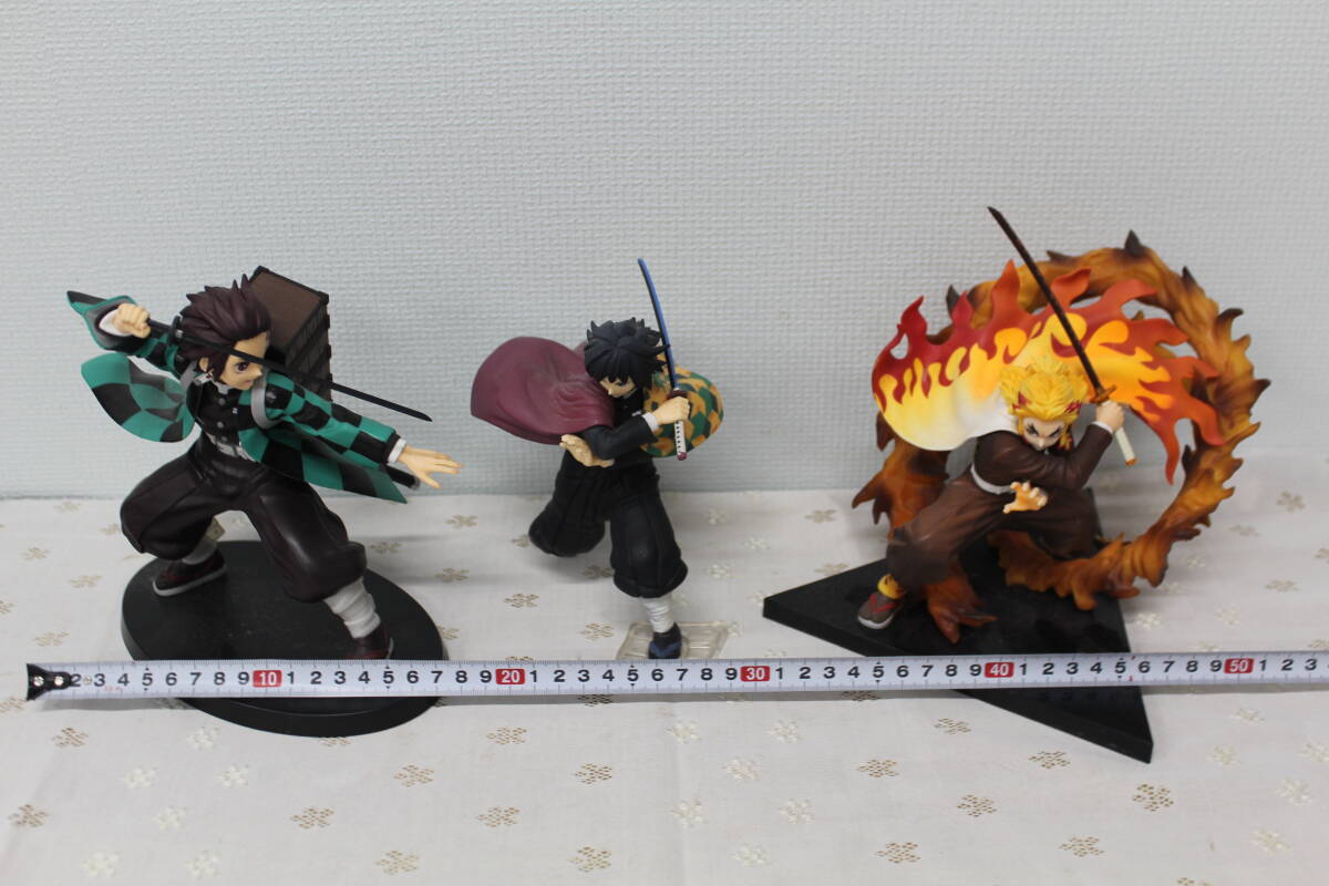 ☆【現状品】鬼滅の刃 フィギュア 義勇 炭治郎 煉獄 一番くじ 激安 1円スタート拍卖