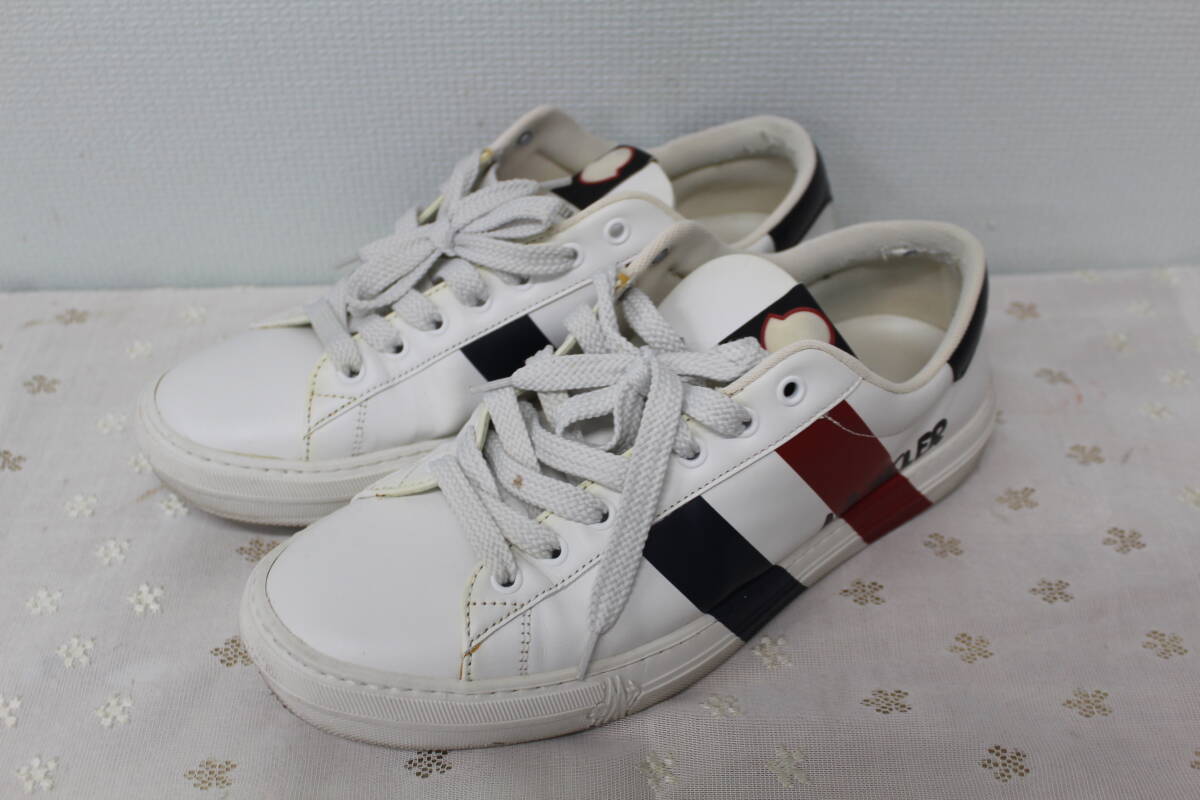 ☆【中古】モンクレール モンペリエ スニーカー サイズ42 27cm 激安 1円スタート拍卖