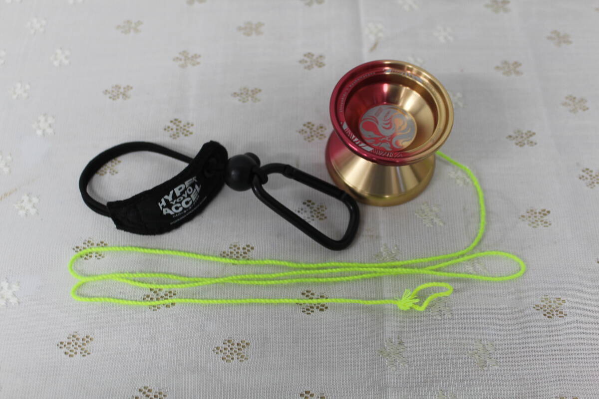 ☆【中古】C3ヨーヨー クラウン こうへいクラウン レッド ゴールド 玩具 ヨーヨー 激安 1円スタート拍卖