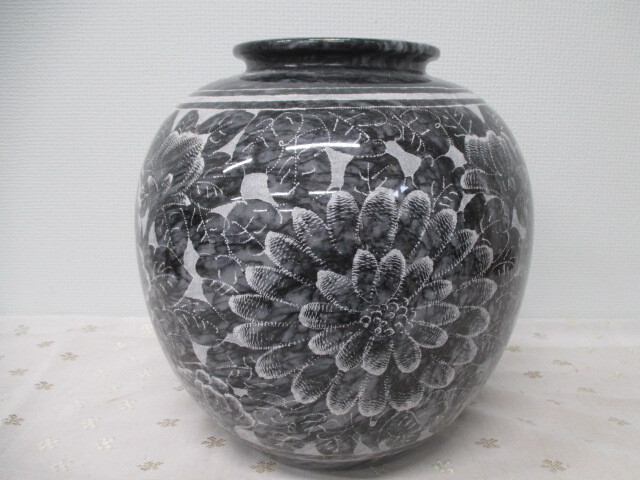 ☆【美品】大理石 花瓶 花器 花入れ 花器 インテリア 飾り 詳細不明 記念刻印有 激安 1円スタート拍卖