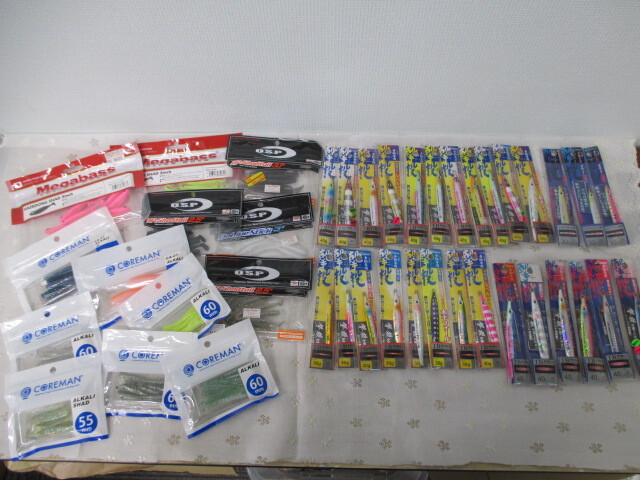 ☆【未使用】ルアーおまとめ ソフトルアー ハードルアー 撃投 レベル ジグ エアロ おまとめ 激安 1円スタート拍卖