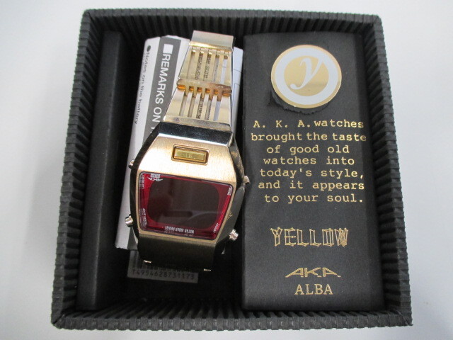 ☆【中古】ALBA SEIKO AKA W670-4000 3000本限定モデル 腕時計 デジタル 電池交換済 激安 1円スタート拍卖