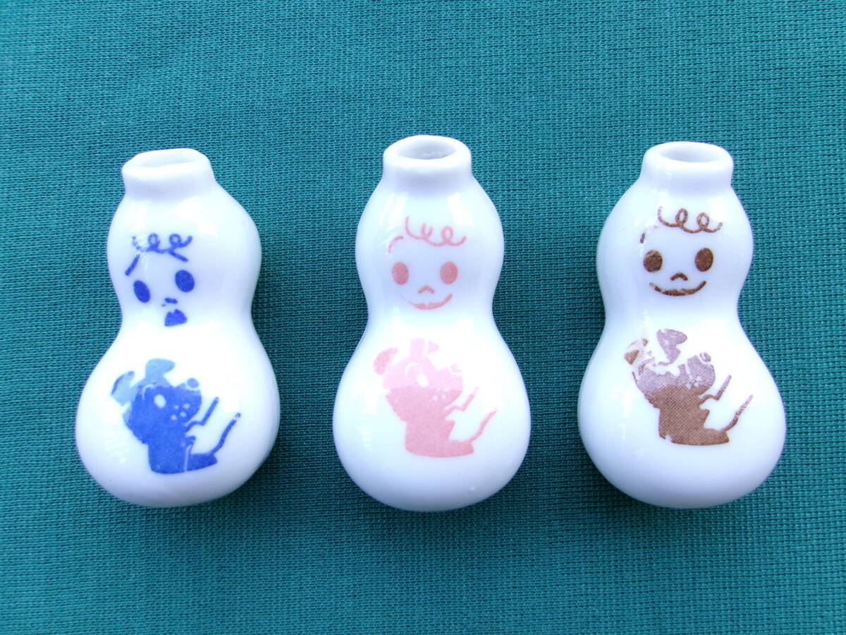 崎陽軒 シウマイ ひょうちゃん ワンちゃん 色違い3種 犬を抱く 原田治拍卖