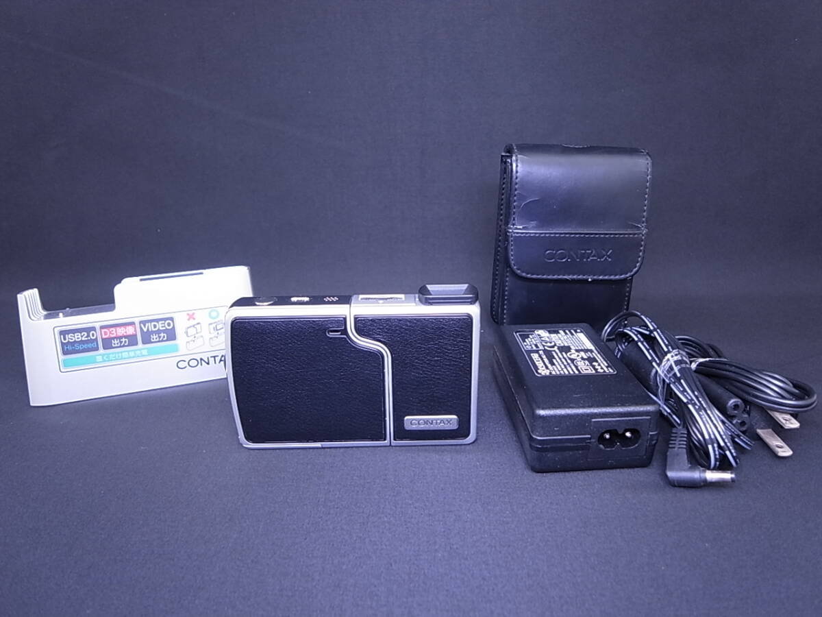 ★☆CONTAX コンタックス U4R コンパクトデジタルカメラ ブラック 光学3倍ズームレンズ Carl Zeiss Vario-Tessar T* ☆★拍卖