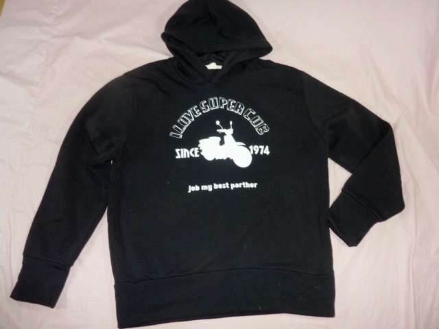 スーパーカブ パーカー 4L 黒 ホンダ/カブ拍卖