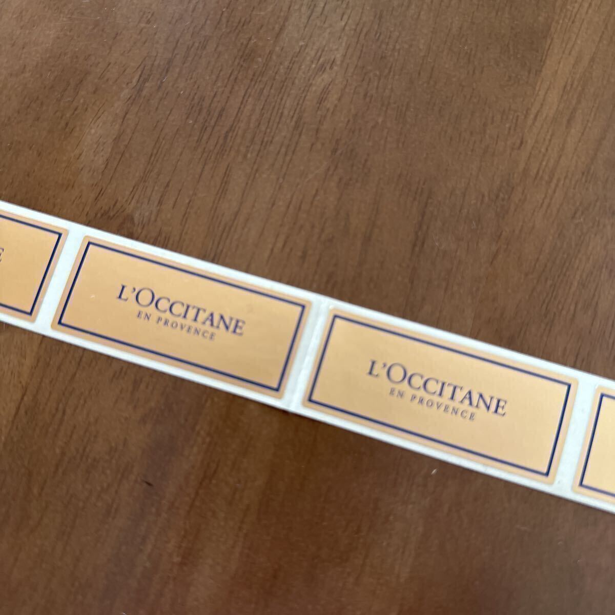 L’OCCITANE ロクシタン ロゴシール 10枚 ラッピング ギフト プレゼント ロゴ ステッカー お礼 お誕生日 プチギフト リメイク 新品 未使用拍卖