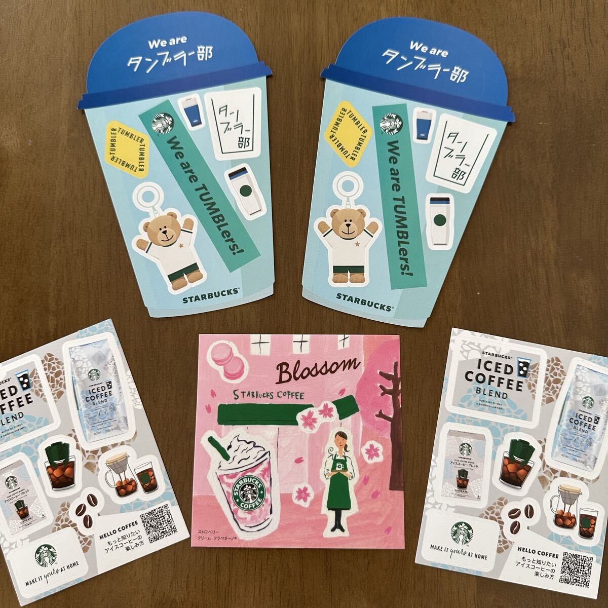 STARBUCKS スターバックス シール ステッカー 5シート スーツケース パソコン リメイク オシャレ 桜 コレクション スタバロゴ ベアリスタ拍卖