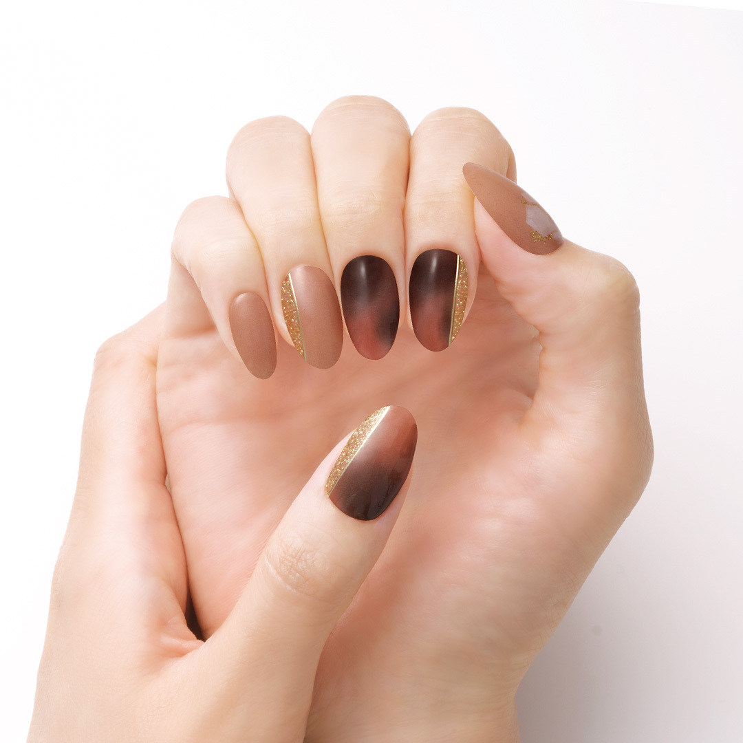 未使用 BEAUTY AVENUE ビューティーアベニュー リアルジェルシール ライトが要らない ココアアンバーグロー拍卖