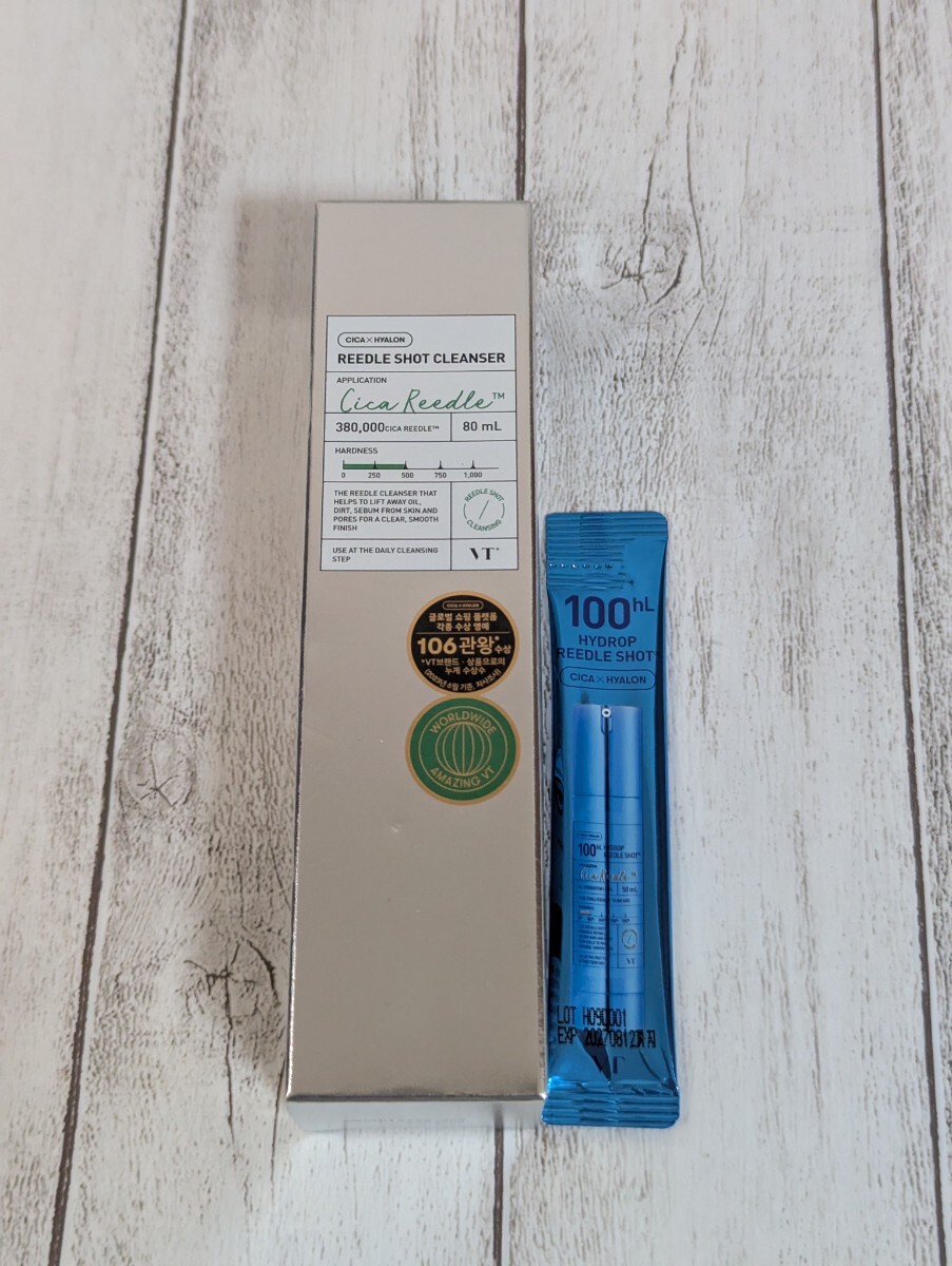 VT リードルショットクレンザー 洗顔 洗顔フォーム 角質ケア キメ おまけつき拍卖