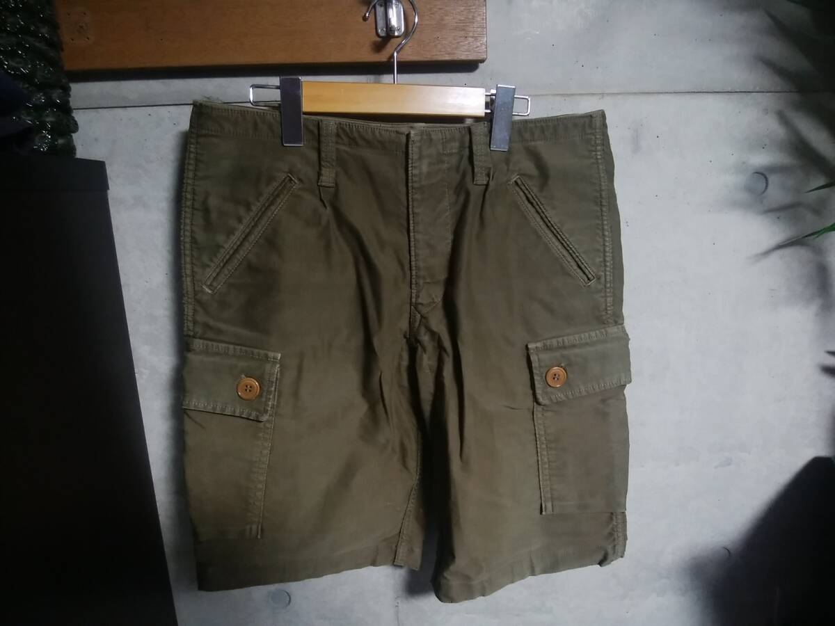 【H.R.MARKET ハリウッドランチマーケット】ハーフパンツ3 日本製 カーゴパンツタイプ 名作 人気アイテム ショートパンツ拍卖