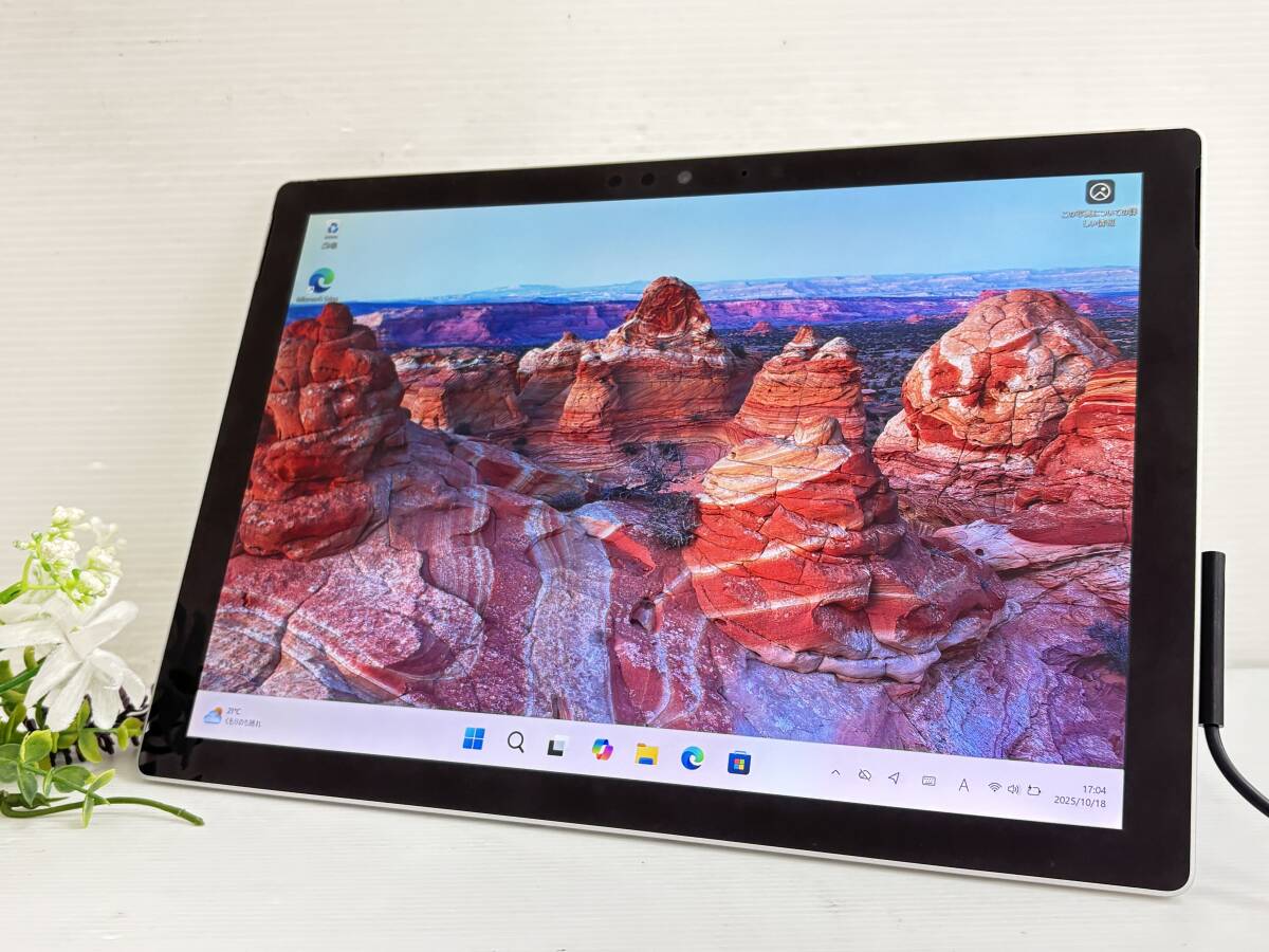【12.3インチ】Microsoft Surface Pro 5 model:1796『Core i5(7300U) 2.6Ghz/RAM:8GB/SSD:256GB』Wi-Fi Win11 ※難あり拍卖