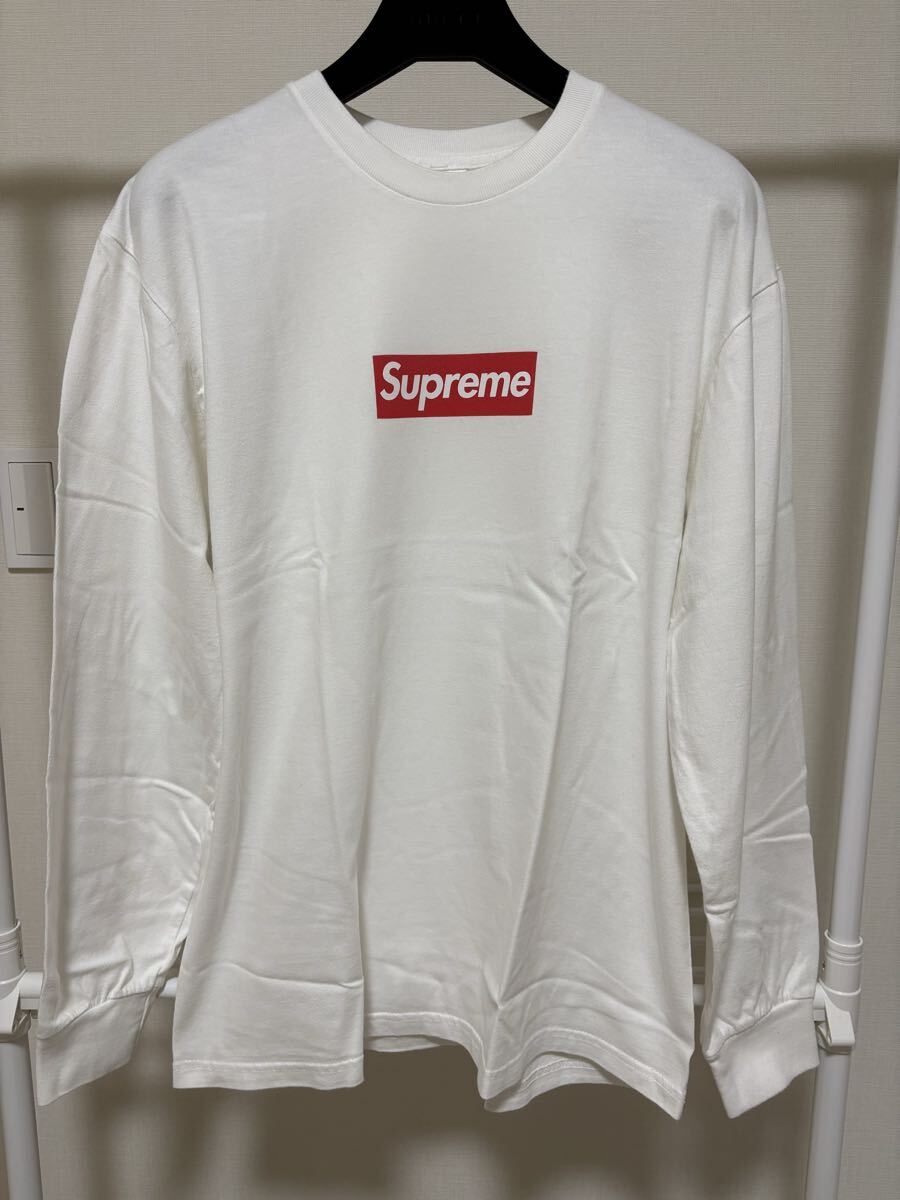 Supreme Box Logo L/S Tee White L拍卖