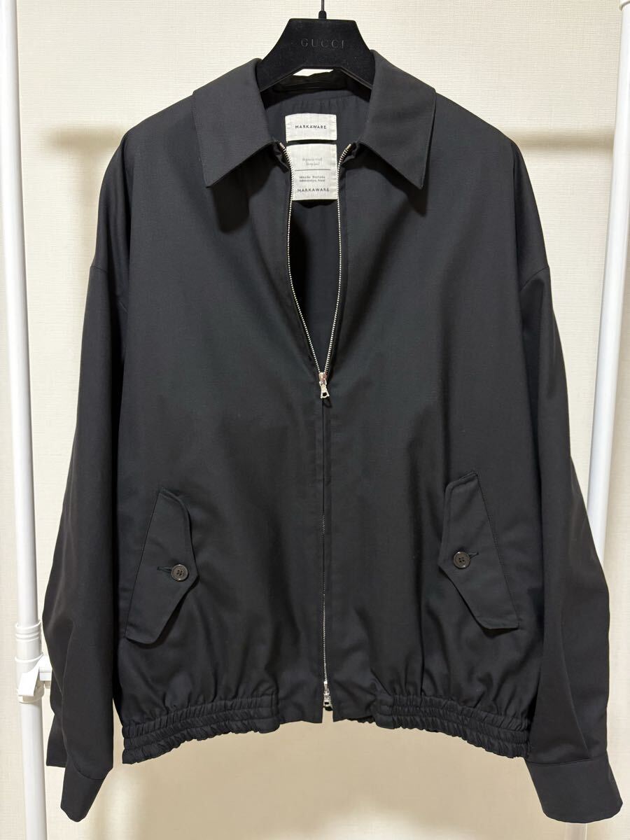 MARKAWARE ウールスポーツジャケット ブラック 3拍卖