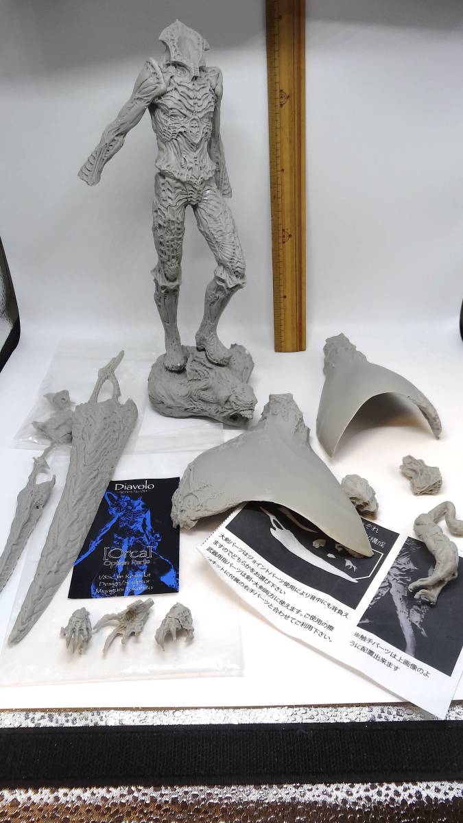 廃盤 +tic creature Orca オルカ Diavolo 1/8 限定オプションパーツ付き ガレージキット レジン 手付け品 ジャンク扱い 拍卖