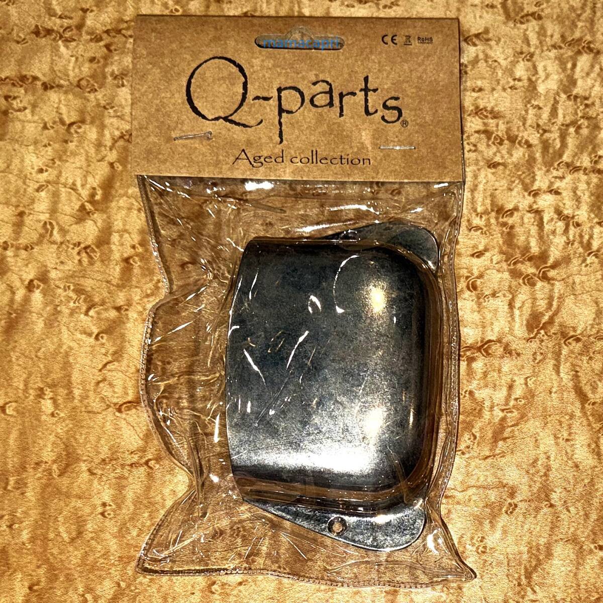 新品 Q-PARTS Agedエイジド CollectionコレクションPrecisionプレシジョンBassベース BridgeブリッジCoverカバー プレべNickelキューパーツ拍卖