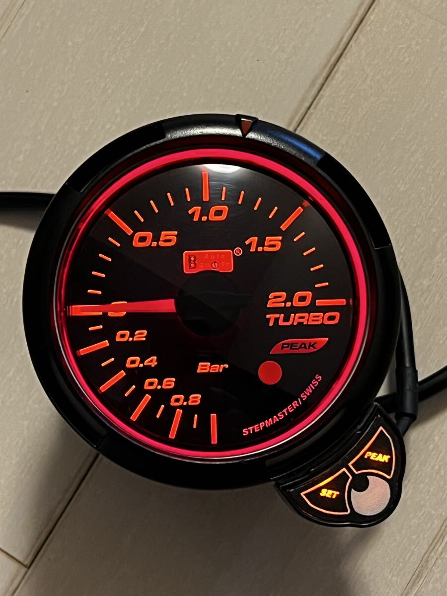 格安 Auto Gauge ブースト計 ターボ オートゲージ 60 φ メーター拍卖