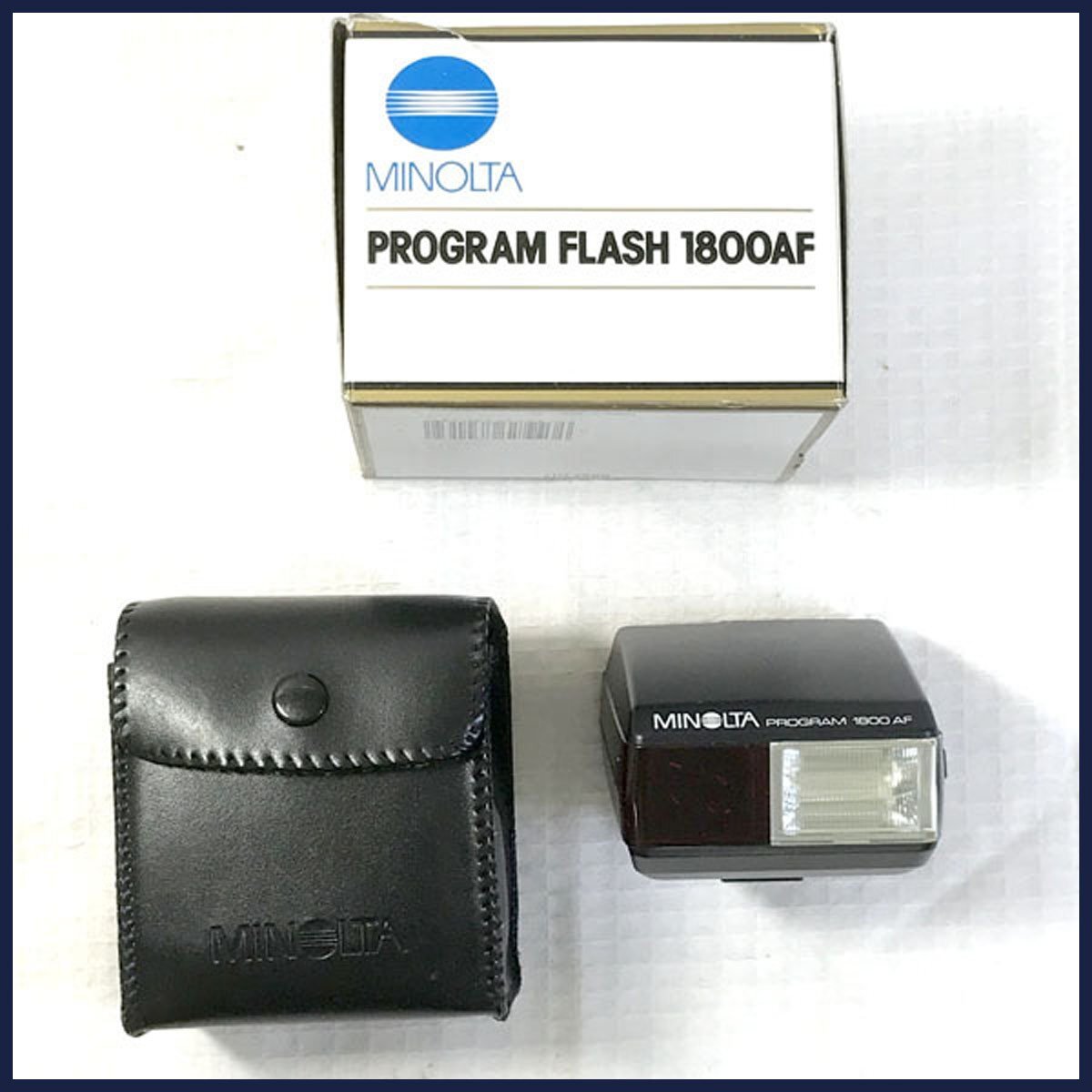 ジャンク ■MINOLTA/ミノルタ カメラパーツ・周辺機器■Program Flash 1800AF 現状品 プログラムフラッシュ拍卖