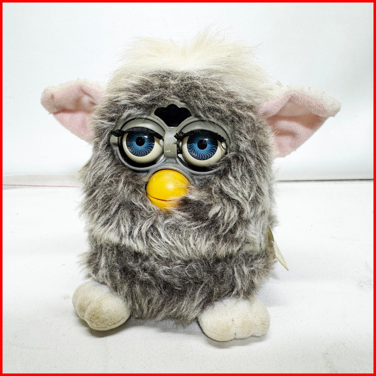 ジャンク●TOMY/トミー ファービー●初代ファービー グレー 不動品 現状品 バーチャルペット 電子玩具 当時物 札幌拍卖