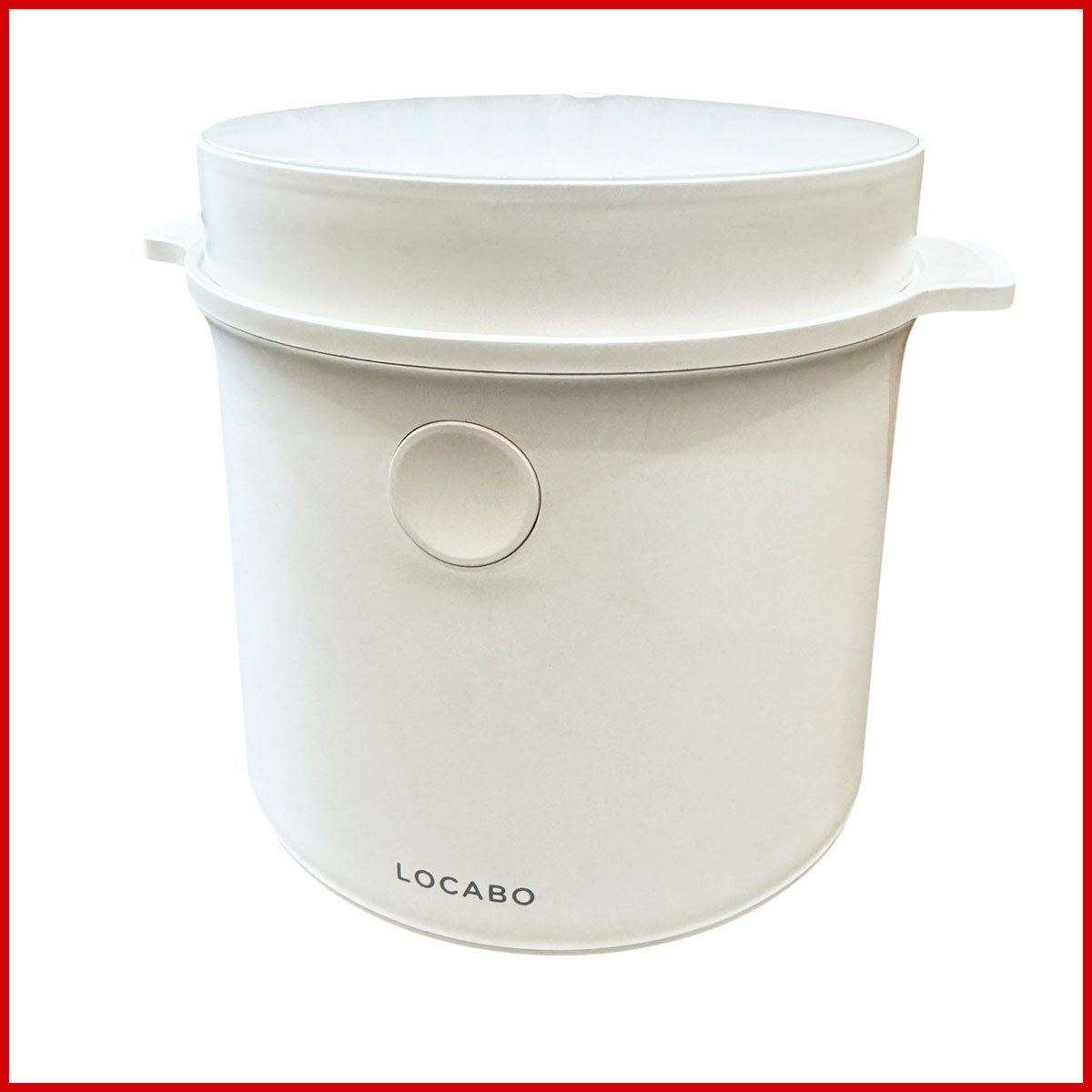 中古美品●LOCABO/ロカボ 糖質カット炊飯器 JM-C20E●2021年製 ホワイト 糖質カット2合/通常炊飯5合 マイコン 札幌拍卖