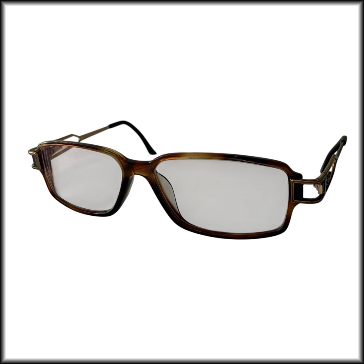 ◆CAZAL◆カザール メガネフレーム 堂本剛着用 6001/1 べっこうカラー 54□13 135 度入り 中古拍卖