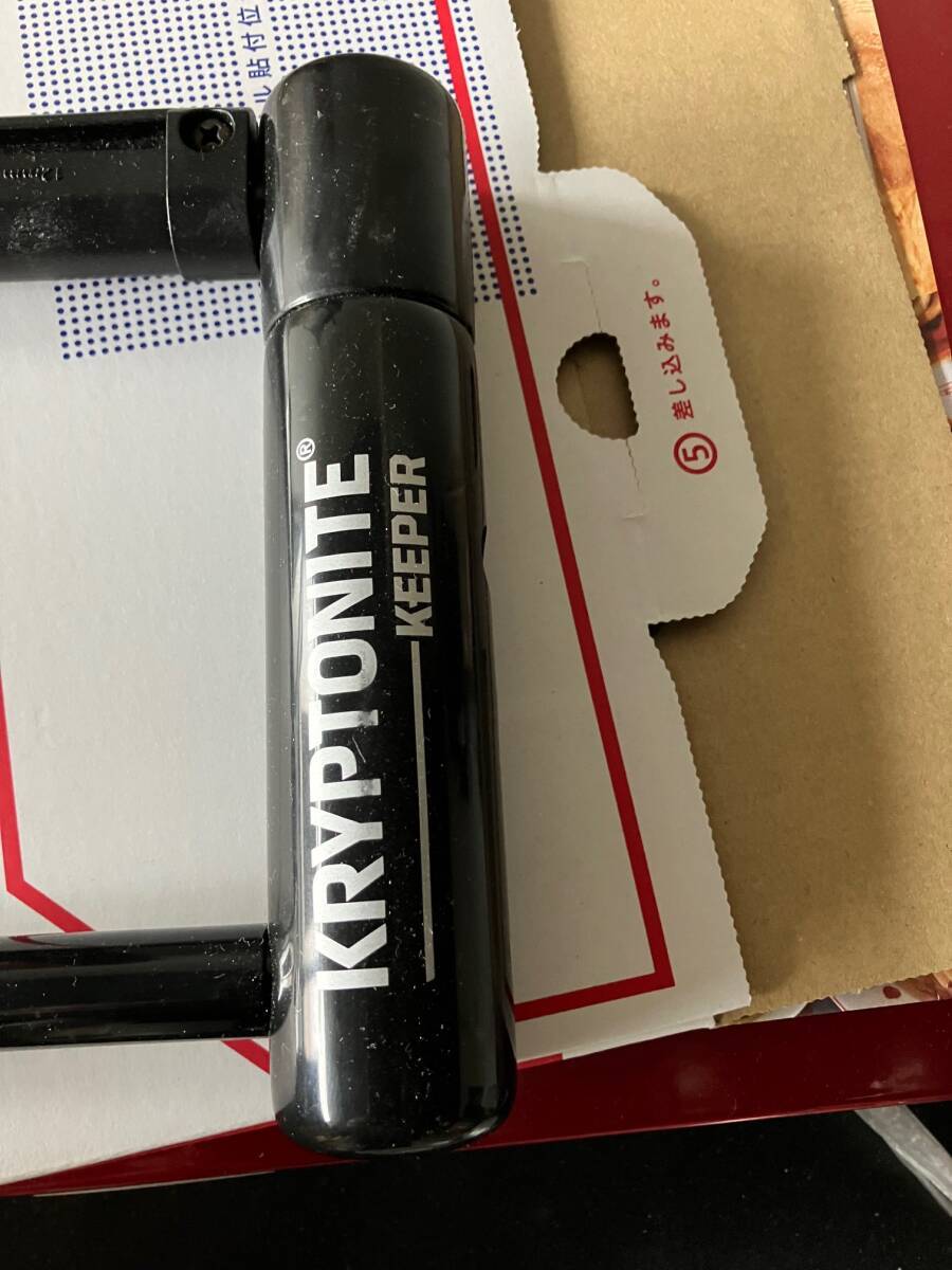 未使用 Kryptonite(クリプトナイト) Keeper 12 LS キーパー 12 LS U字ロック ブラケット付き LKU03500拍卖