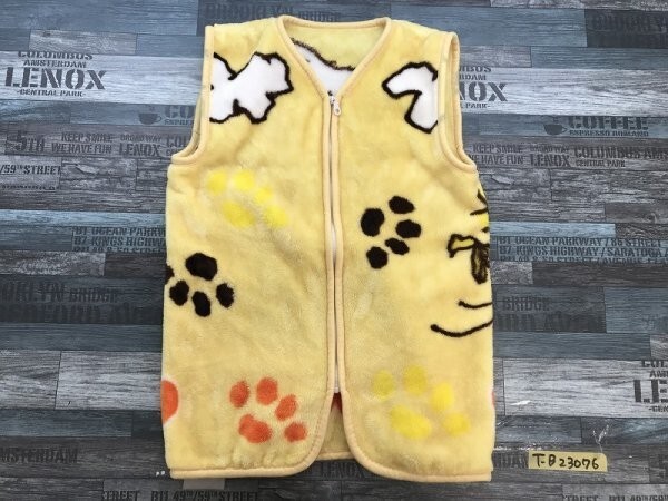 SNOOPY スヌーピー レディース キッズ フリース スリーパー 50×70㎝ 黄色拍卖