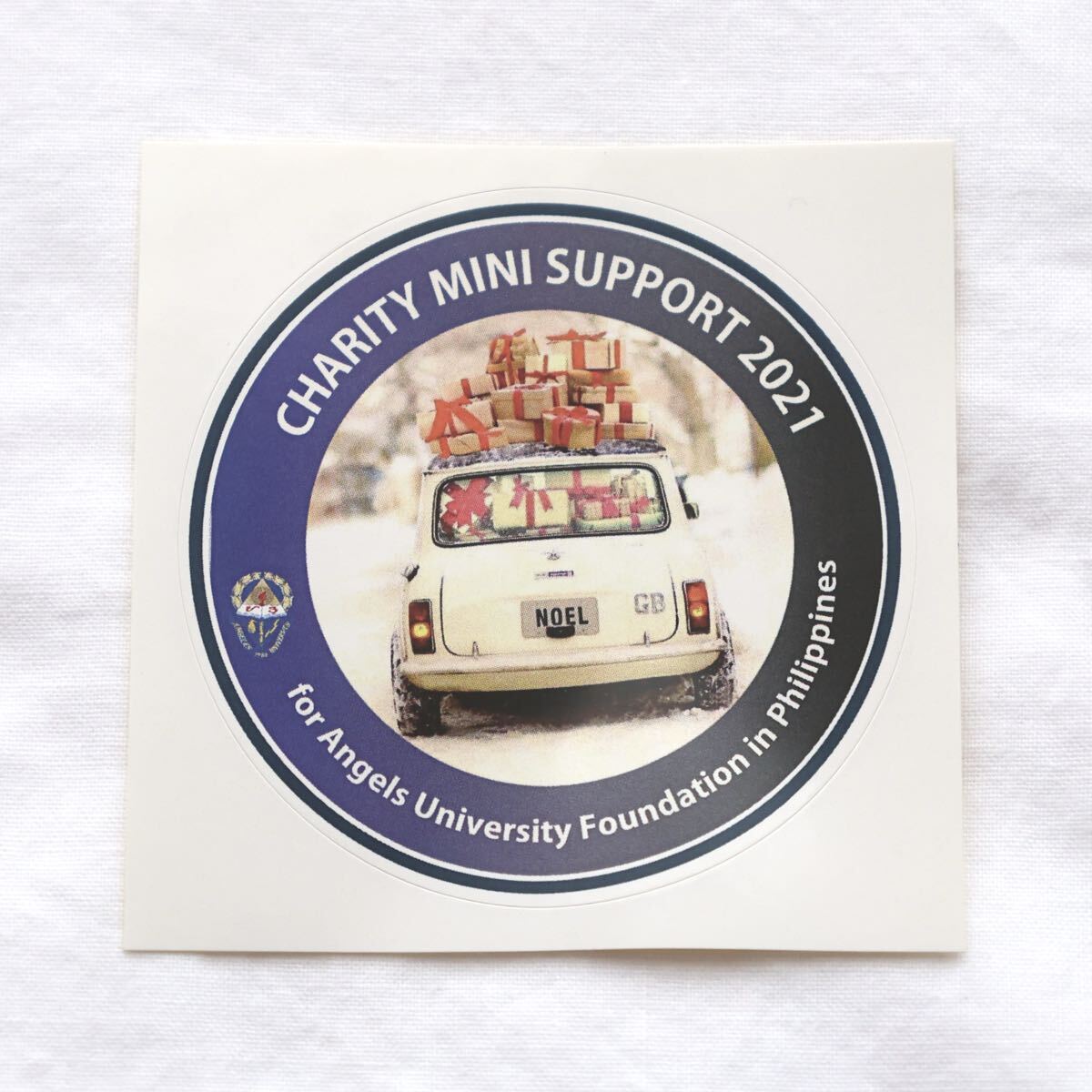 クラシックミニ ステッカー 直径約6cm bmc mini blmc leyland morris austin cooper ローバーミニ ミニクーパー イギリス 旧ミニ拍卖