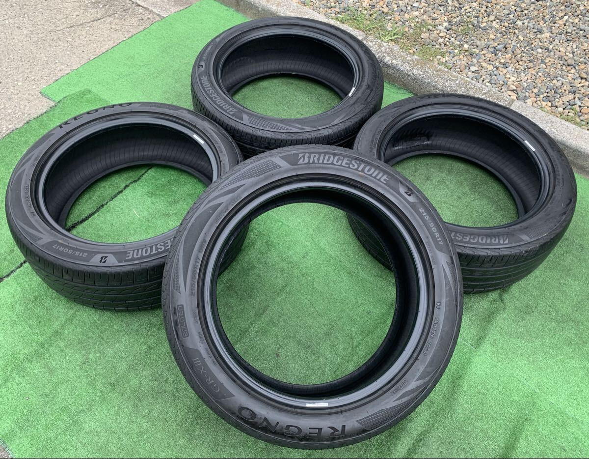 2024年製★ BRIDGESTONE REGNO GR-XIII 215/50R17ラジアルタイヤ4本セット☆ エクシーガ レヴォーグ プリウスα ウィッシュ 等拍卖