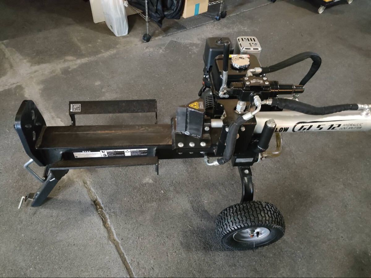 M0710y2801 プラウ 薪割り機 ヤマハ エンジン メイキ エンジン GLS12 油圧式 12トン PLOW PH-GLS12拍卖